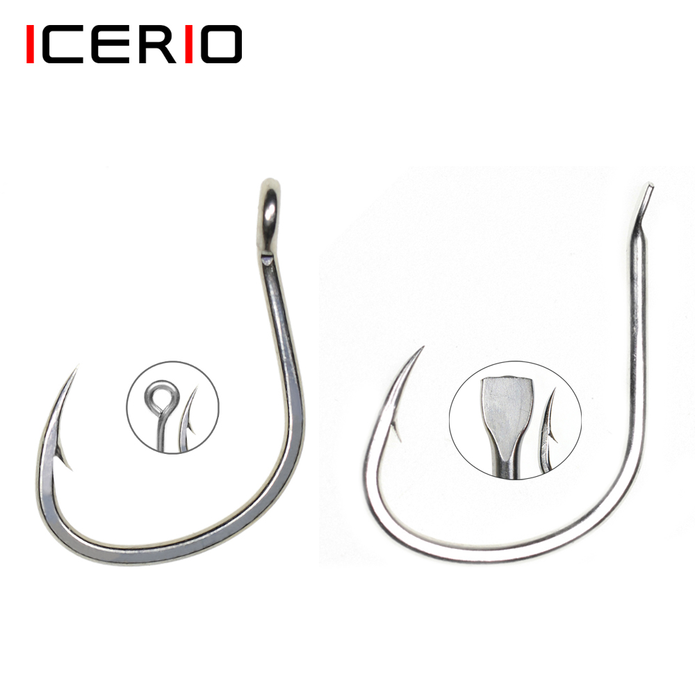 Fishing Hook Assortment - ICERIO 10 adet mat kalay kaplama