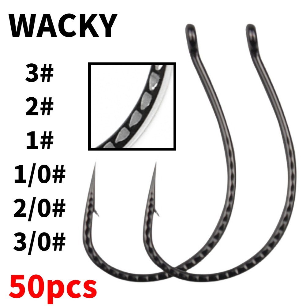 Fishing Hook Assortment - 50 adet tuhaf kancalar yüksek karbonlu