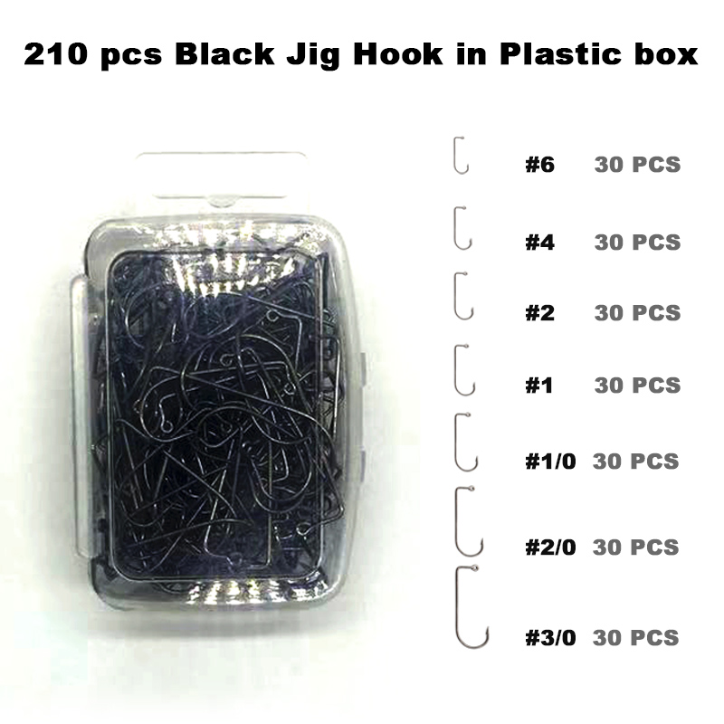 Fishing Hook Assortment - Adygil DIY balıkçılık için 210 adet